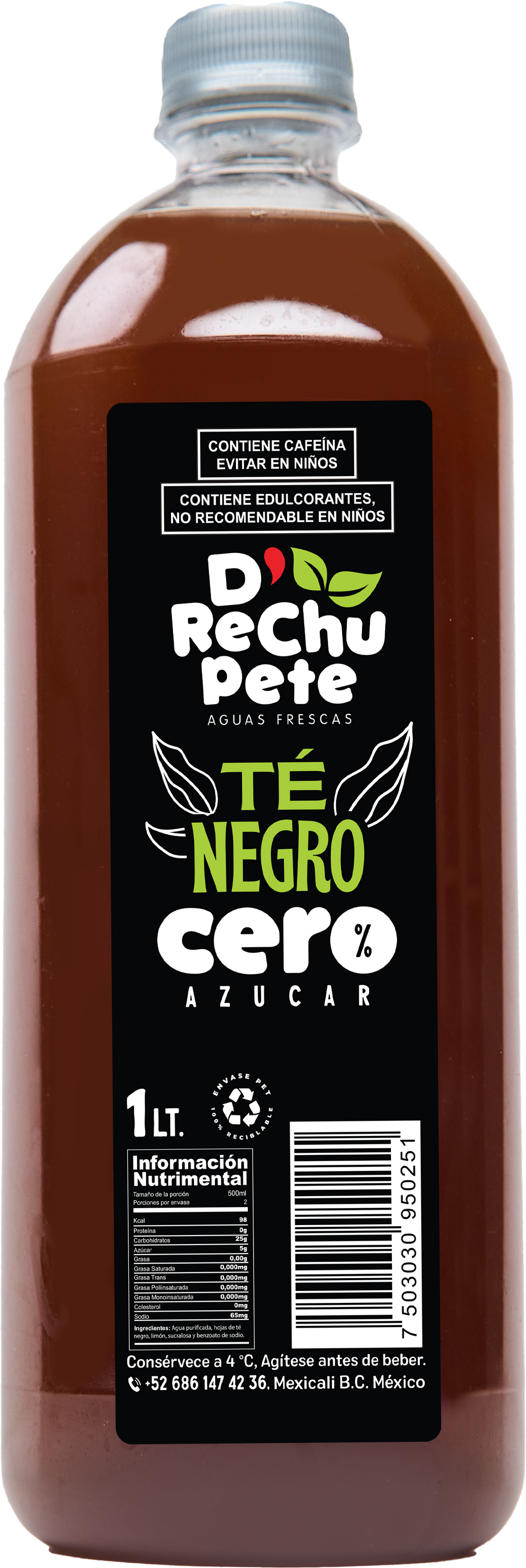 D'Rechupete 1L Cero sin azúcar